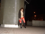 Alisa strolls the city at night and flashes her body  DirtyPublicNudity 