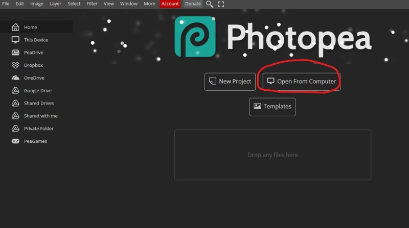 photopea免費的線上編輯器