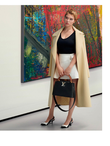 Lea Seydoux Visits Marilyn Monroe for Louis Vuitton Capucines Bag — Anne of  Carversville