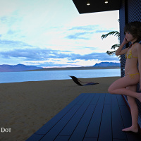 [3D VIDEO]Yukari's Doki Doki Summer Vacation