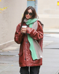Emily Ratajkowski - Out and about in New York City - December 27, 2023