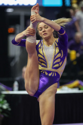 Olivia Dunne - Kentucky v LSU gymnastics meet in Baton Rouge, Louisiana January 19, 2024