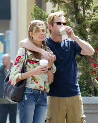 Aaron Eckhart - Out in Santa Monica - March 10, 2007