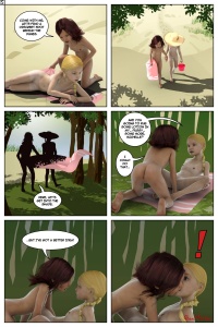 [GhoulMaster] Lizzie's Naked Adventures (comix, eng. 3d version)
