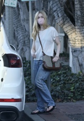 Elle Fanning - seen out getting some Christmas shopping done in West Hollywood, California | 12/18/2020