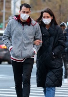 Katie Holmes - Out in New York with her boyfriend 01/22/2021
