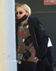 Madonna - Spotted out in public for the first time in many many months as she ventured out in Brentwood, February 18, 2021