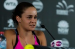 Ashleigh Barty - talks to the media after her quarter-final match at Sydney International in Sydney 01/10/2019