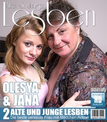 Mature - Jana (54), Olesya (19) - Reife Lesbe spielt mit einem geilen jungen Babe  Mature.nl