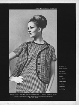 US Vogue January 1, 1967 : Samantha Jones by Irving Penn | the Fashion Spot