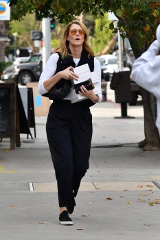 Laura Dern - hands full while shopping in Brentwood, December 21, 2019