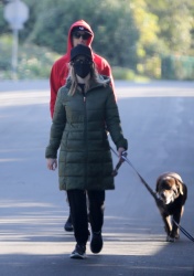 Reese Witherspoon - Enjoys a walk with her husband Jim Toth in Brentwood, February 7, 2021