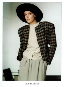 Giorgio Armani F/W 1986/87: Gina Di Bernardo by Aldo Fallai | the Fashion  Spot