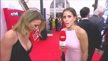 Luciana Abreu sensual nos Globos Ouro 2018
