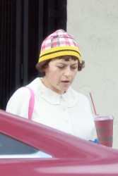 Alia Shawkat - Picks up a healthy smoothie to go while out running a few errands in Los Feliz, January 29, 2023