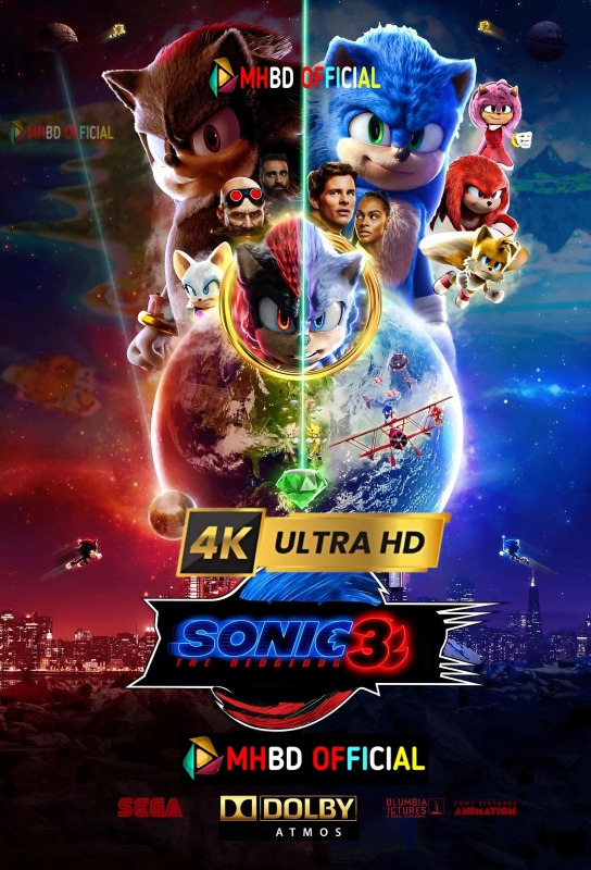 Sonic the Hedgehog 3 (2024) Dual-Audio Hindi ORG [4k Ultra HD With Dolby Atmos]