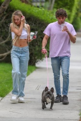 Braless Delilah Hamlin Walking the Dog! â€“ The Nip Slip ...