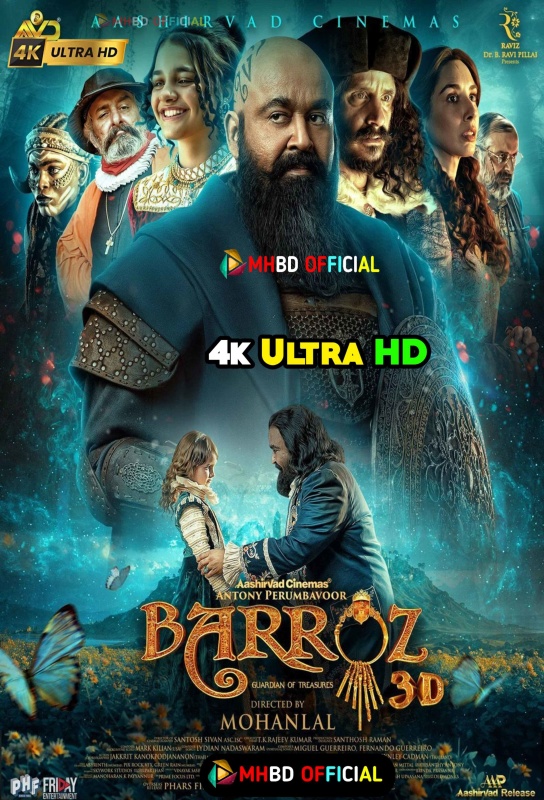 Barroz – Guardian Of Treasures (2024) Dual-Audio Hindi ORG