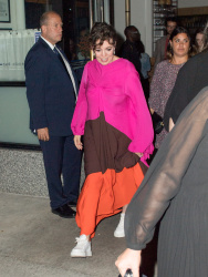 Olivia Colman - Wears a Tri-Color dress to the after party of her latest film 'The Lost Daughter' in New York, September 29, 2021