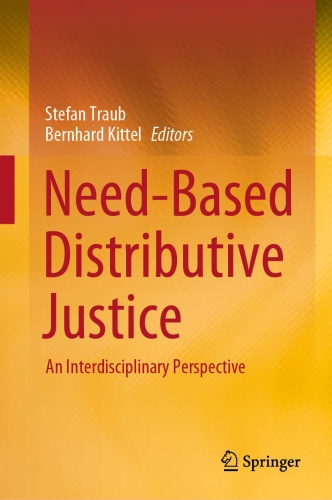 Need Based Distributive Justice   An Interdisciplinary Perspective