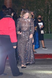 Sarah Paulson - Donning a sparkling gown while leaving the Academy Museum of Motion Pictures Opening Gala in Los Angeles, September 25, 2021