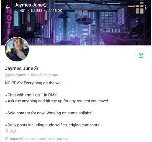 Jaymes June (junejaymes) onlyfans siterip (gay)