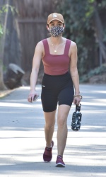 Lucy Hale - Out for a hike in Los Angeles January 14, 2021