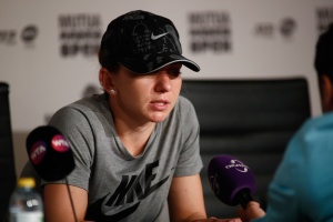 Simona Halep - talks to the press ahead of the Mutua Madrid Open tennis tournament in Madrid, 11 May 2019