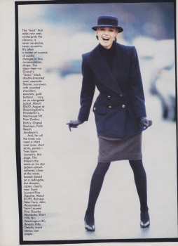US Vogue July 1986 : Estelle Lefébure by Richard Avedon | the Fashion Spot