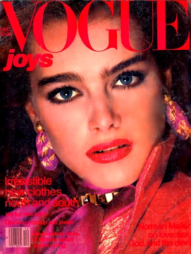 Us Vogue December 1980 Brooke Shields By Richard Avedon The Fashion