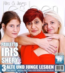 Mature - Iris V. (22), Pauletta S. (46), Shery (49) - 3 alte und junge Lesben spielen miteinander  Mature.nl