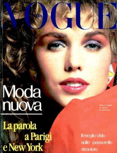 Vogue Italia February 1982 1 Anette Stai by Renato Grignaschi