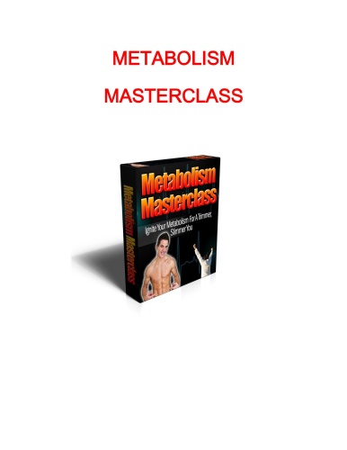 METABOLISM MASTERCLASS Qzx9ShZF_t