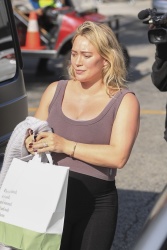 Hilary Duff - Running errands in Los Angeles January 18, 2024