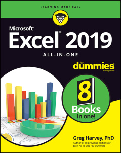 Excel 2019 All in One For Dummies