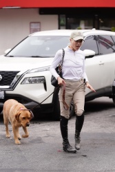 Selma Blair - And her dog Scout are seen leaving a pharmacy in Studio City CA 05/15/2024