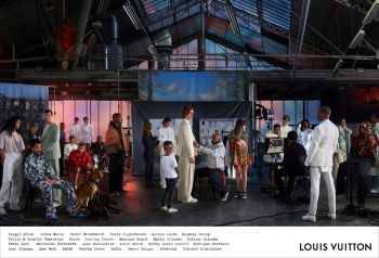 Christine Centenera is seen attending Louis Vuitton during Men's