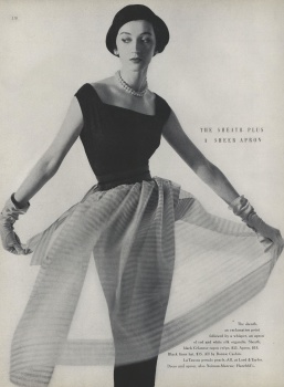 US Vogue April 1, 1950: Jean Patchett by Irving Penn | the Fashion Spot
