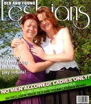 Mature Jenna K. (22), Monica D. (39) - two old and young lesbians go at outside in the woods  Mature.nl