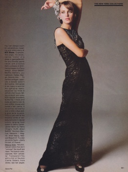 US Vogue September 1984 : Kim Alexis by Richard Avedon | the Fashion Spot