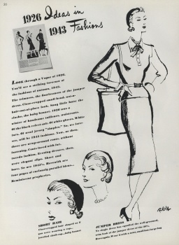 US Vogue July 15, 1943 by John Rawlings | the Fashion Spot