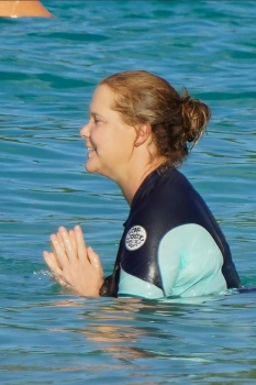Amy Schumer - Enjoys a day at the beach with her husband Chris Fischer in St. Barths, December 28, 2020