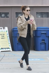 Kate Mara - leaving Pilates class, Los Feliz CA - April 12, 2024