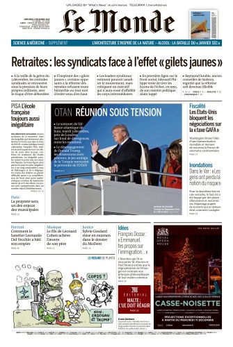 Le Monde - 04 12 (2019) Le Monde - 04 12 (2019)