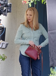 Lisa Kudrow - Films a scene for the Netflix series ''No Good Deed'' in Los Angeles CA 04/30/2024