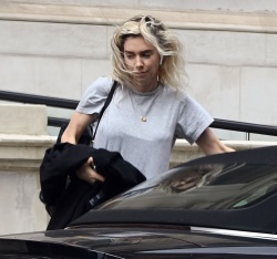 Vanessa Kirby - Pictured arriving at the Corinthia Hotel in London, July 1, 2021