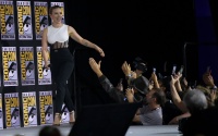 Scarlett Johansson - Arrives on stage for the Marvel panel during Comic Con in San Diego, California on July 20, 2019