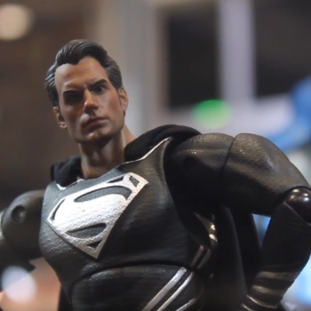 Justice League - Superman Black Suit Special Color (Dynamic 8ction Heroes / Beast Kingdom) DLXayAY1_t