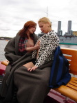Babes on the river open their blankets to flash  DirtyPublicNudity 