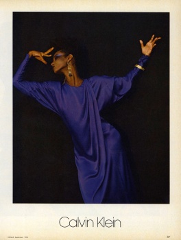 Calvin Klein F/W 1982/83 : Iman by Irving Penn | the Fashion Spot
